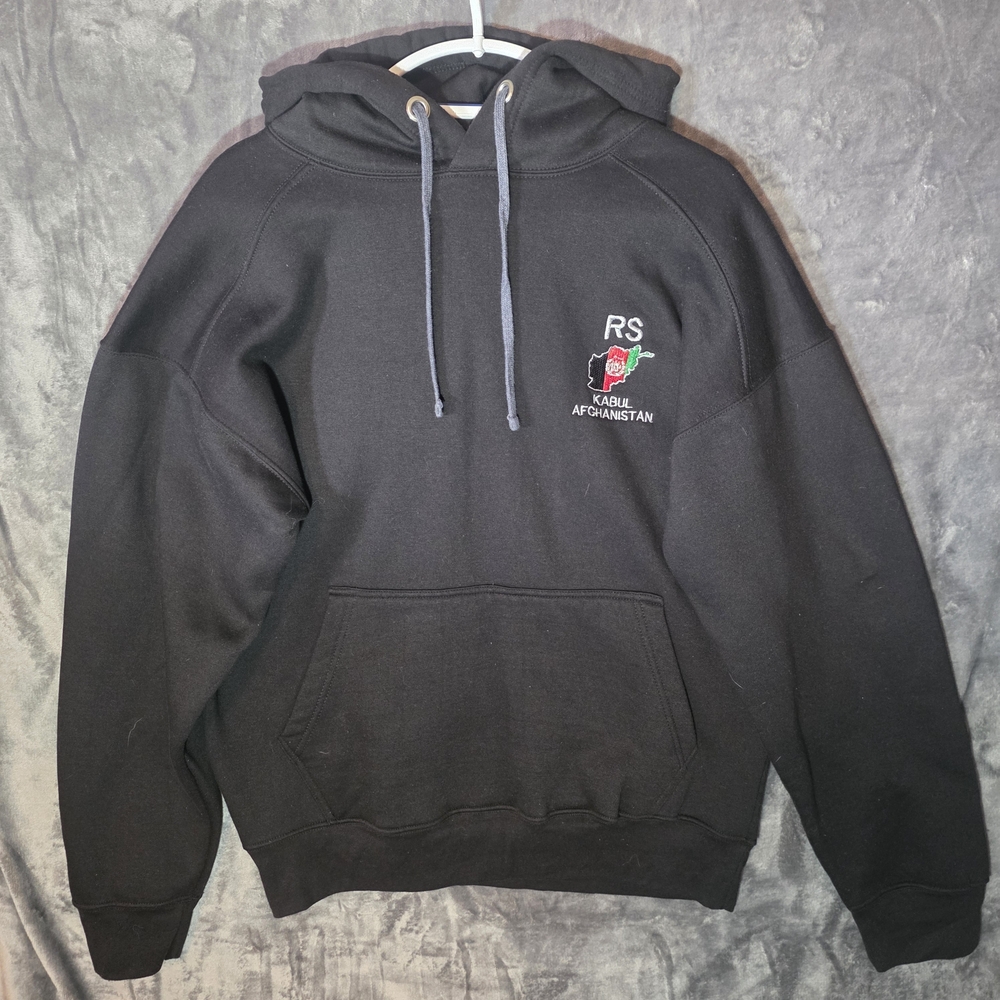 Operation Resolute Support - Kabul Afghanistan Black Hooded Sweatshirt